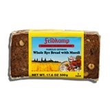 FELDKAMP, WHOLE RYE WITH MUESLI BREAD