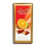 LINDT, MILK CHOCOLATE WITH ORANGE FILLING