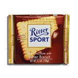 RITTER, MILK CHOCOLATE WITH BUTTER BISCUIT