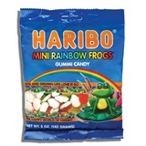 HARIBO, MINI RAINBOW FROGS GUMMI CANDY