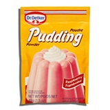 OETKER, RASPBERRY PUDDING MIX