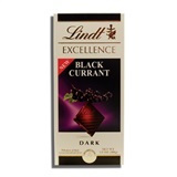 LINDT, EXCELLENCE INTENSE BLACK CURRANT CHOCOLATE