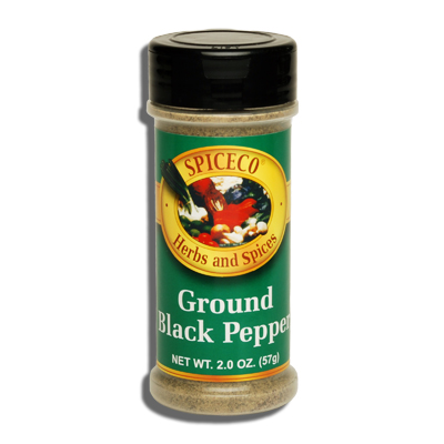 SPICECO, GROUND BLACK PEPPER (SMALL)
