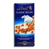 LINDT, MILK CHOCOLATE WITH WHOLE HAZELNUTS