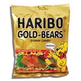 HARIBO, GOLD-BEARS GUMMI CANDY