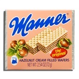 MANNER, HAZELNUT CREAM FILLED WAFERS