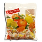 UNICORN, LEMON ORANGE FILLED CANDY