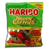 HARIBO, TWIN CHERRIES GUMMI CANDY