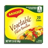 MAGGI, VEGETABLE BOUILLON 20CT