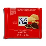 RITTER, DARK CHOCOLATE WITH MARZIPAN