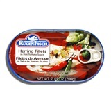RUGENFISCH, HERRING FILLETS IN HOT TOMATO SAUCE